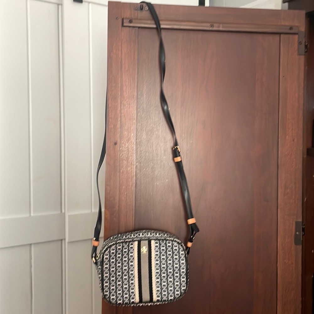 Tory Burch Black Gemini Link Crossbody Bag - used